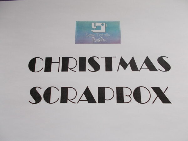 Christmas Scrap Box