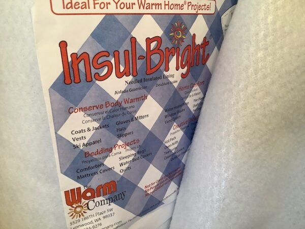 Insul-Bright Insulated Wadding - 22.5" x 0.5m