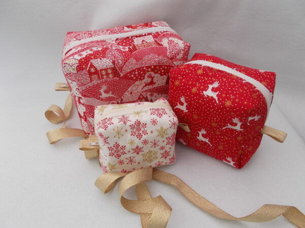 Festive Boxy pouches PDF- set of 3 sizes