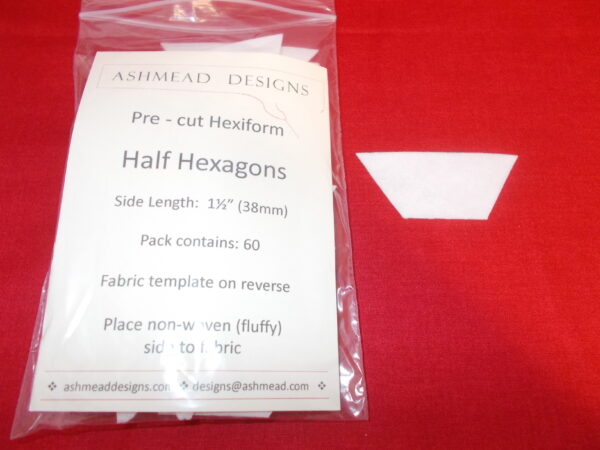 HEXIFORM - 1.5" HALF HEXAGONS X 60