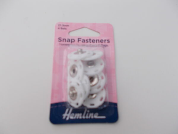 SNAP FASTENERS - 21.5mm - 4 x sets