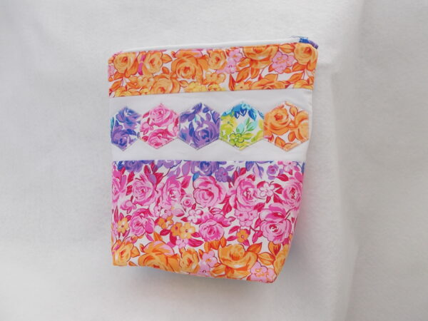 ZIPPED POUCH WITH HEXAGON TRIM PDF