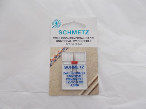 SCHMETZ TWIN NEEDLE 80/12 - 4mm