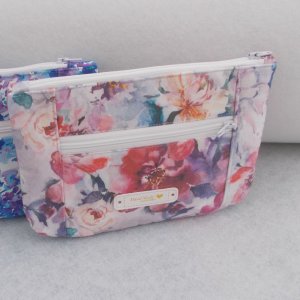 DOUBLE ZIPPED POUCH KIT - WATERCOLOUR
