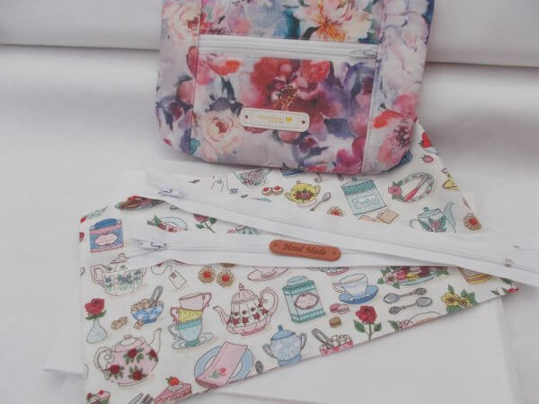 DOUBLE ZIPPED POUCH KIT - TEATIME