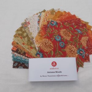 AUTUMN WOODS BY RENEE NANNEMAN - 10" SQUARES x 42