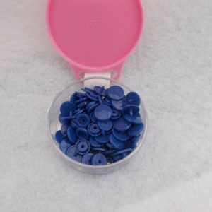HEMLINE PLASTIC SNAPS X 25 SETS - BLUE