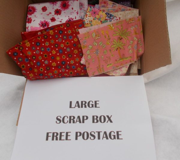 LARGE SCRAP BOX WITH FREE POSTAGE