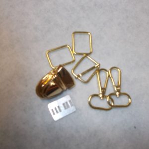 KIMBERLEY BAG HARDWARE SET - GOLD COLOUR