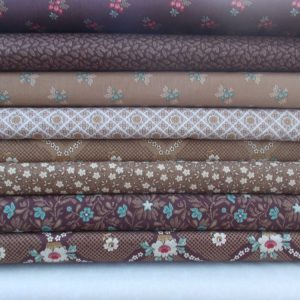 DOUBLE IRISH CHAIN KIT - BROWN - WITH FREE SEWALONG WORKSHOP 4/07/2026