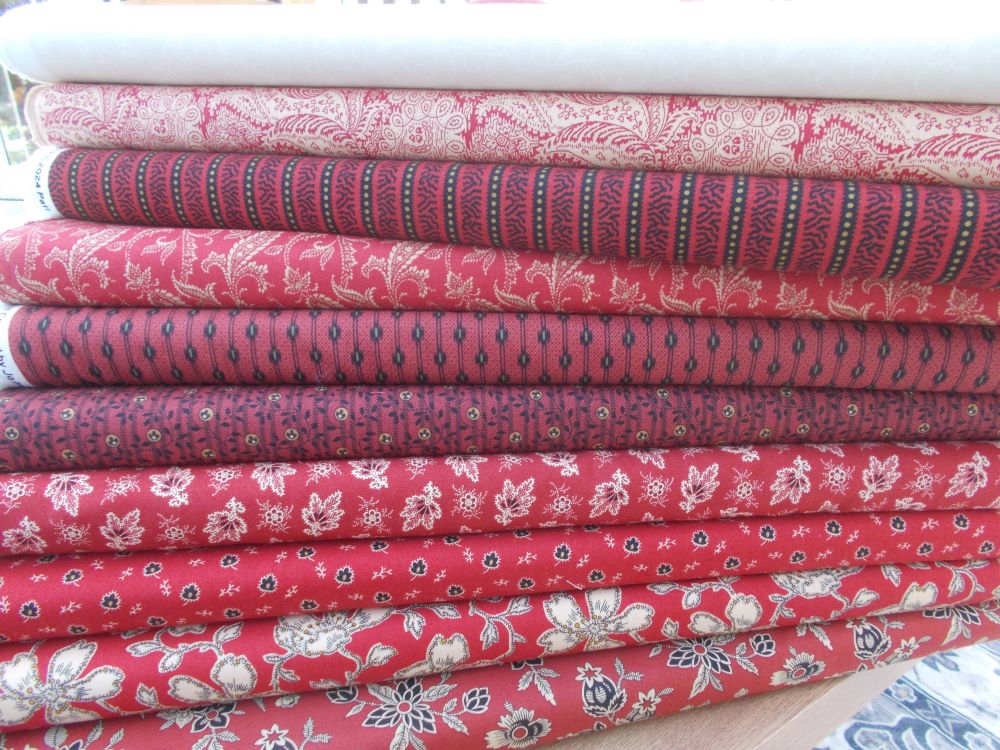 DOUBLE IRISH CHAIN KIT - RED - WITH FREE SEWALONG WORKSHOP 4/07/2026