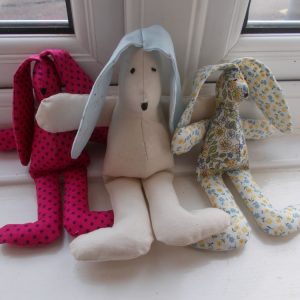 LITTLE BUNNY IN 2 SIZES - SOFT TOY TEMPLATES - PDF